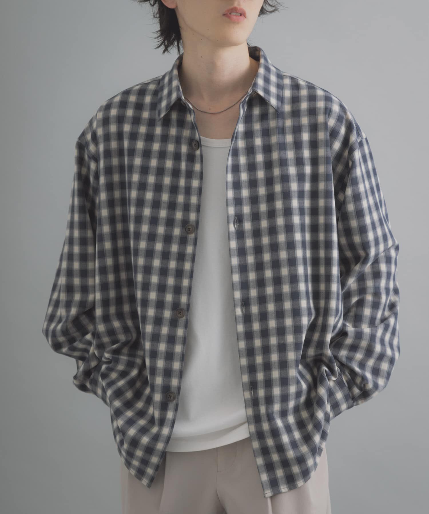 SENSE OF PLACE by URBAN RESEARCH「『ユニセックス』『イージーケア』カラールーズシャツ」|シャツ・ブラウス|