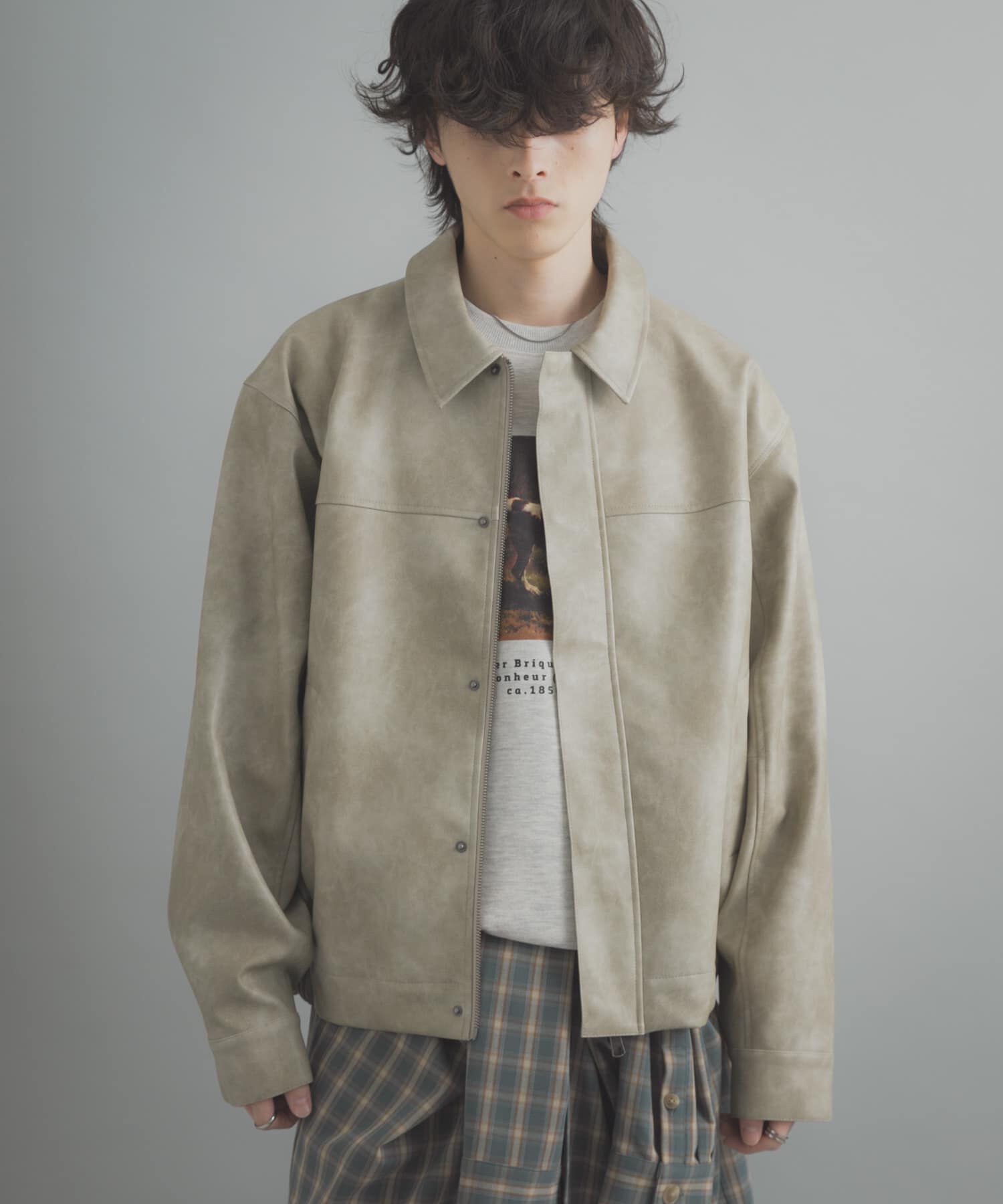 SENSE OF PLACE by URBAN RESEARCH「FLジップブルゾン」|ブルゾン・スタジャン|