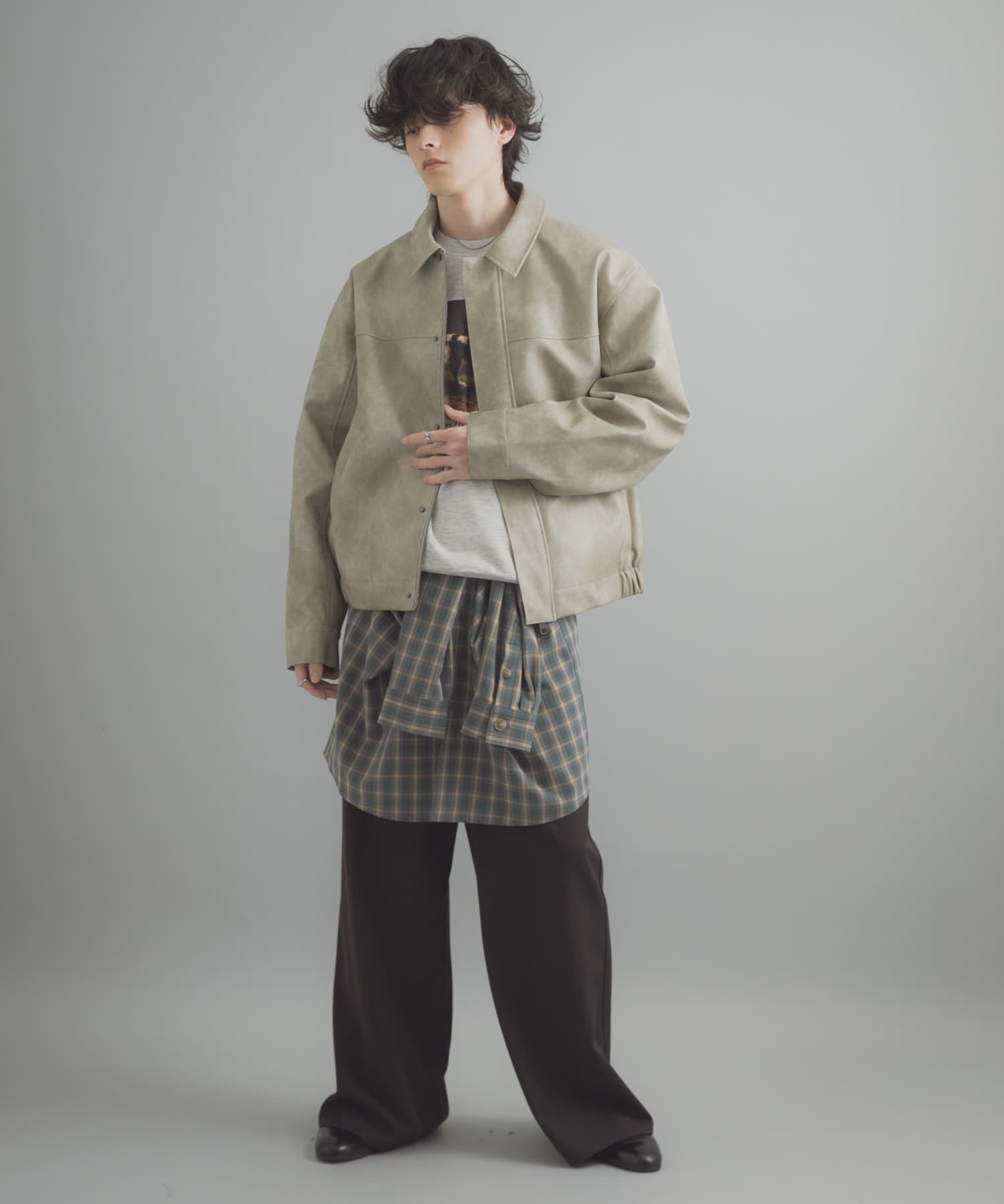 SENSE OF PLACE by URBAN RESEARCH「FLジップブルゾン」|ブルゾン・スタジャン|