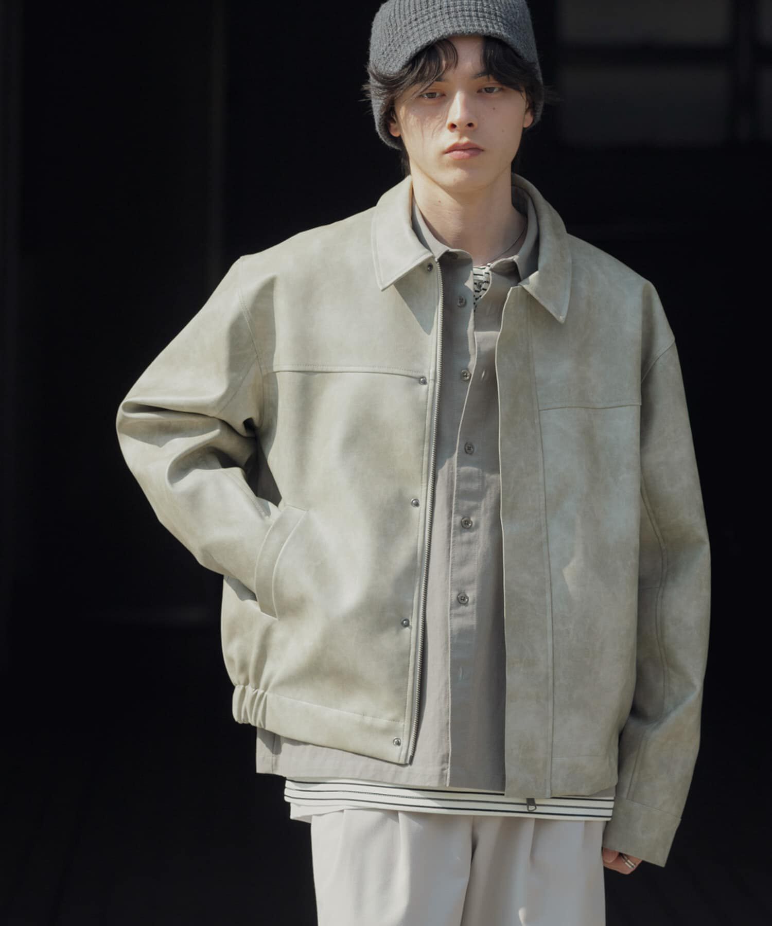 SENSE OF PLACE by URBAN RESEARCH「FLジップブルゾン」|ブルゾン・スタジャン|