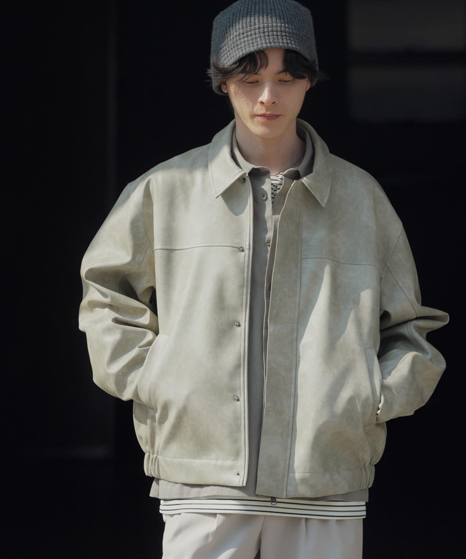 SENSE OF PLACE by URBAN RESEARCH「FLジップブルゾン」|ブルゾン・スタジャン|