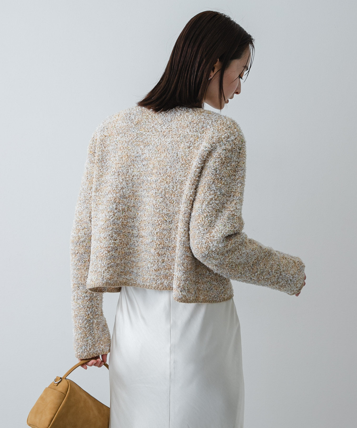 SENSE OF PLACE by URBAN RESEARCH「『洗濯可』ミックスツイードカーディガン」|カーディガン|