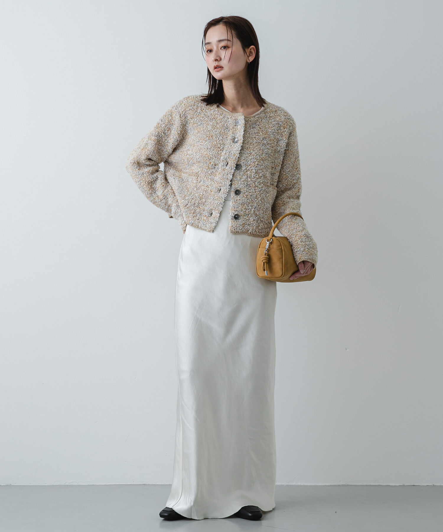 SENSE OF PLACE by URBAN RESEARCH「『洗濯可』ミックスツイードカーディガン」|カーディガン|