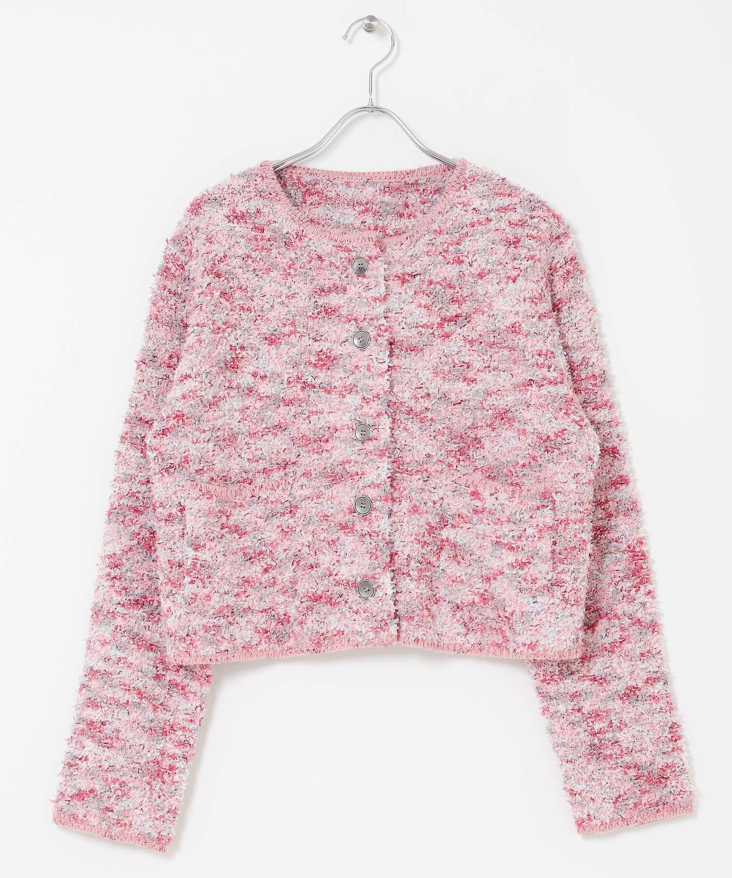 SENSE OF PLACE by URBAN RESEARCH「『洗濯可』ミックスツイードカーディガン」|カーディガン|