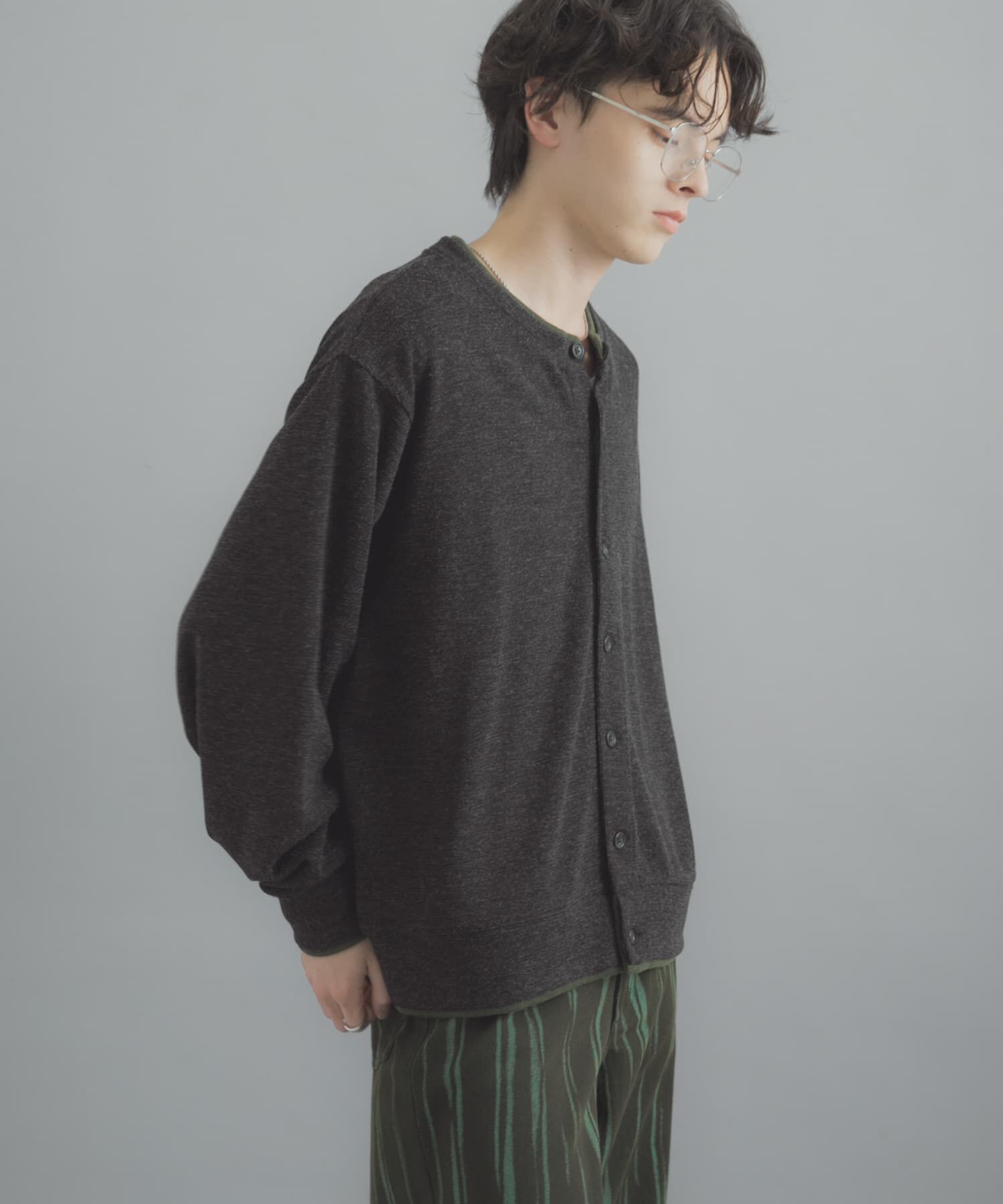 SENSE OF PLACE by URBAN RESEARCH「フェイクレイヤードクルーネックカーディガン」|カーディガン|