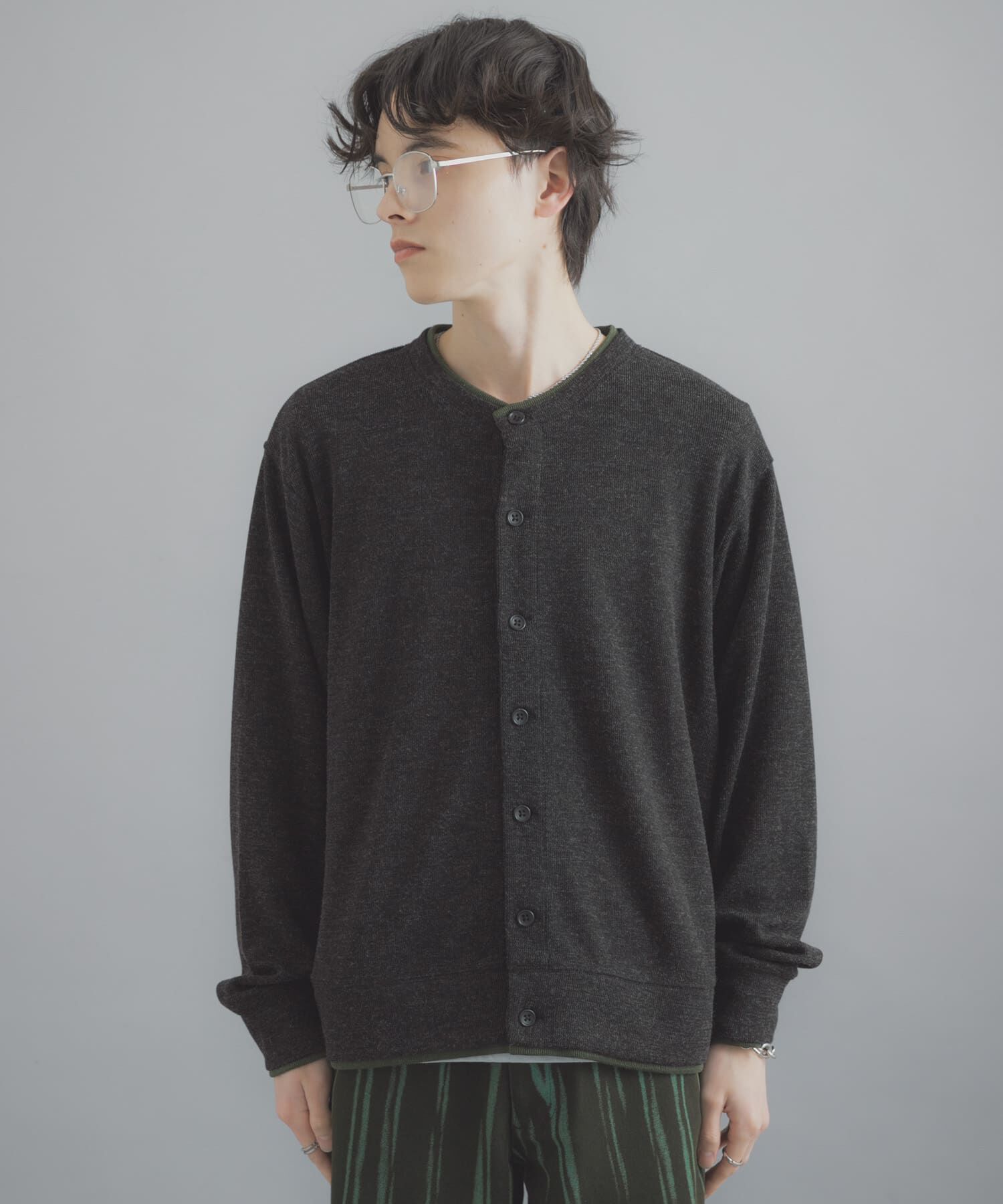 SENSE OF PLACE by URBAN RESEARCH「フェイクレイヤードクルーネックカーディガン」|カーディガン|