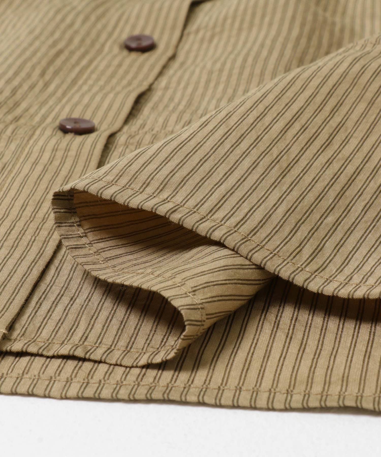 SENSE OF PLACE by URBAN RESEARCH「クロップドペプラムシャーリングシャツ」|シャツ・ブラウス|