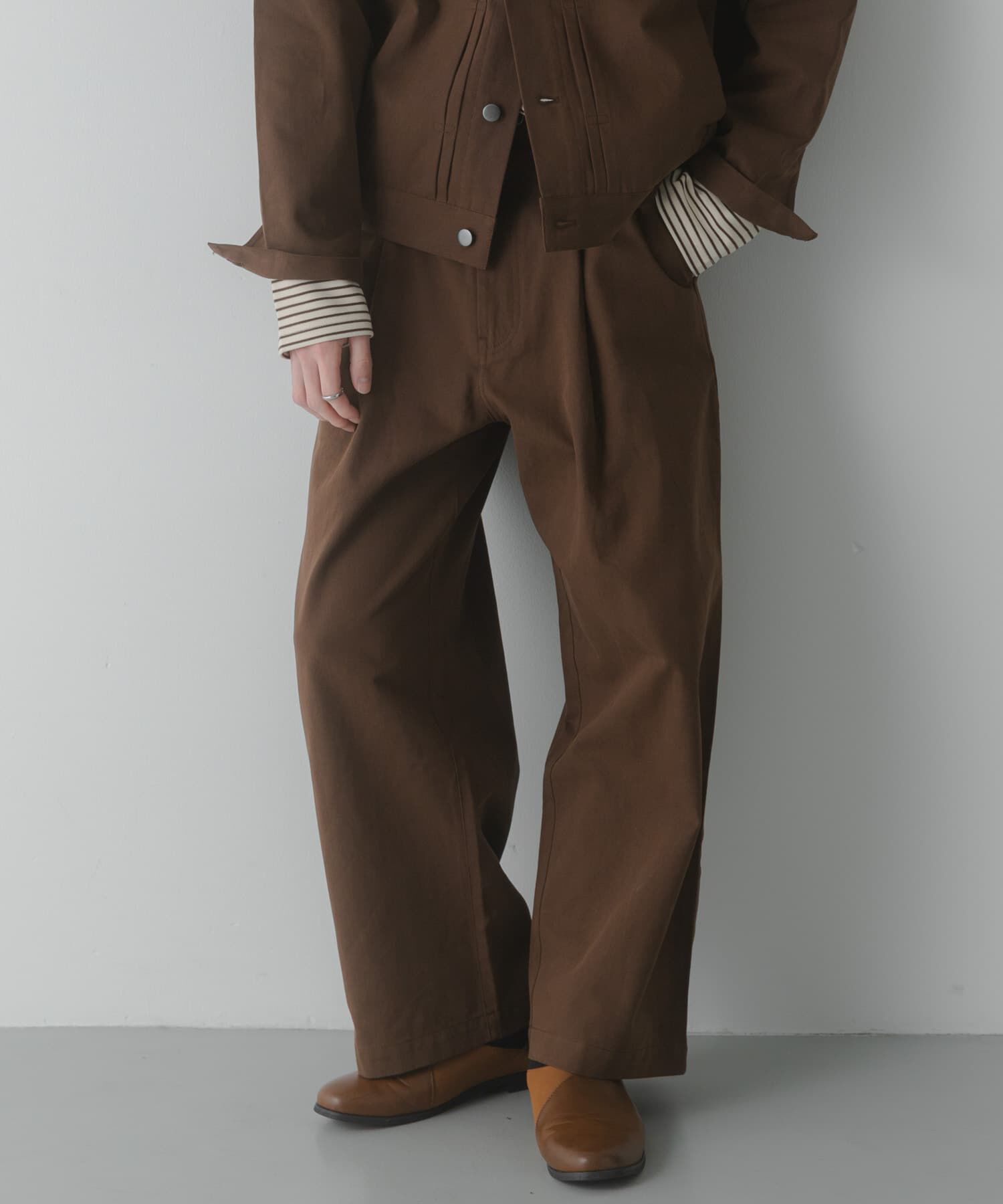 SENSE OF PLACE by URBAN RESEARCH「コットンツイルタックワイドパンツ」|その他|