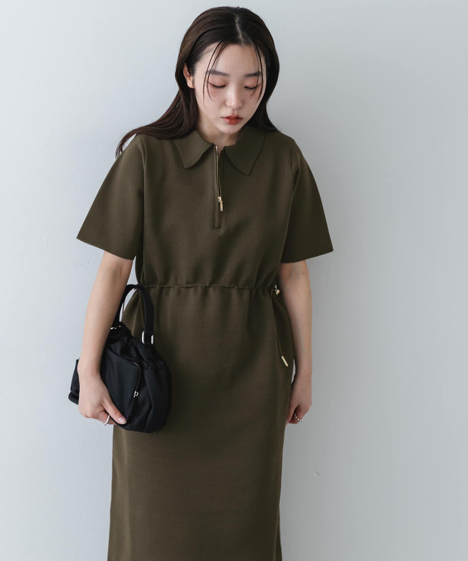 SENSE OF PLACE by URBAN RESEARCH「『洗濯可』フォルムニットワンピース」|ワンピース|