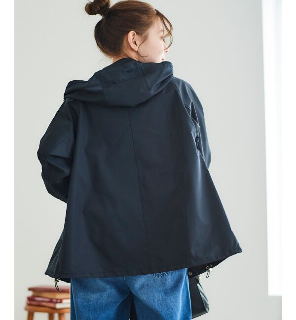 le.coeur blanc「ツイルストレッチフードブルゾン」|ブルゾン・スタジャン|