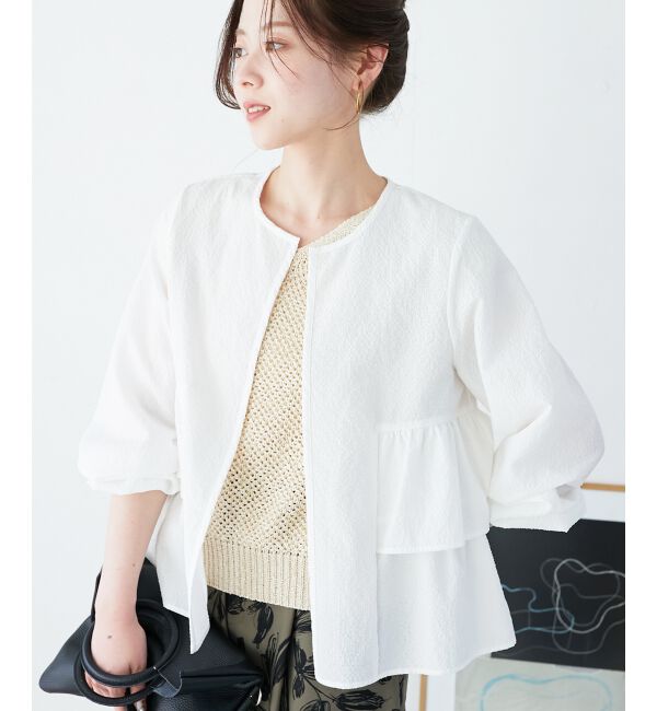  「《手洗い可能》スパンコールメッシュ2WAYニットベスト」|ベスト・ジレ|