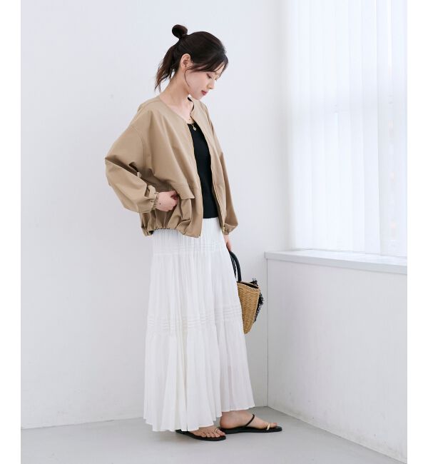  「サーブルクロスバルーンブルゾン」|ブルゾン・スタジャン|