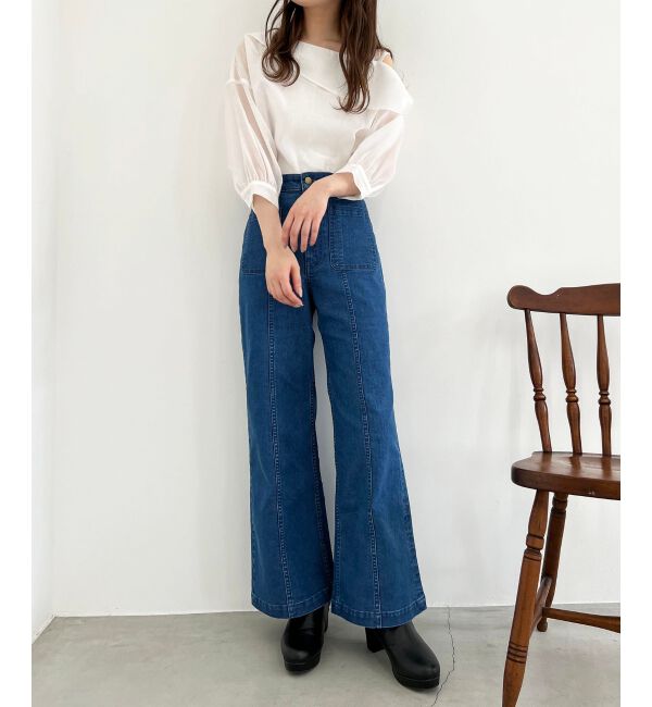 MAJESTICLEGON「ポケットデニムパンツ」|デニム|