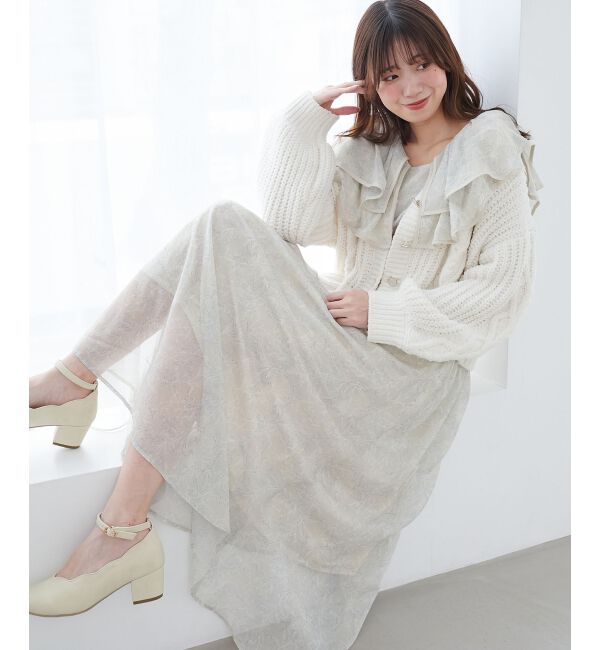  「ダブルカラーコルセットワンピース」|ワンピース|