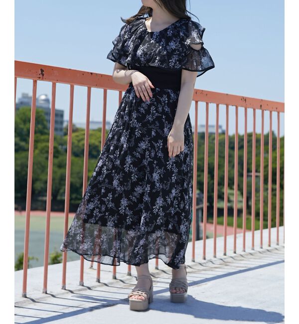  「ダブルカラーコルセットワンピース」|ワンピース|