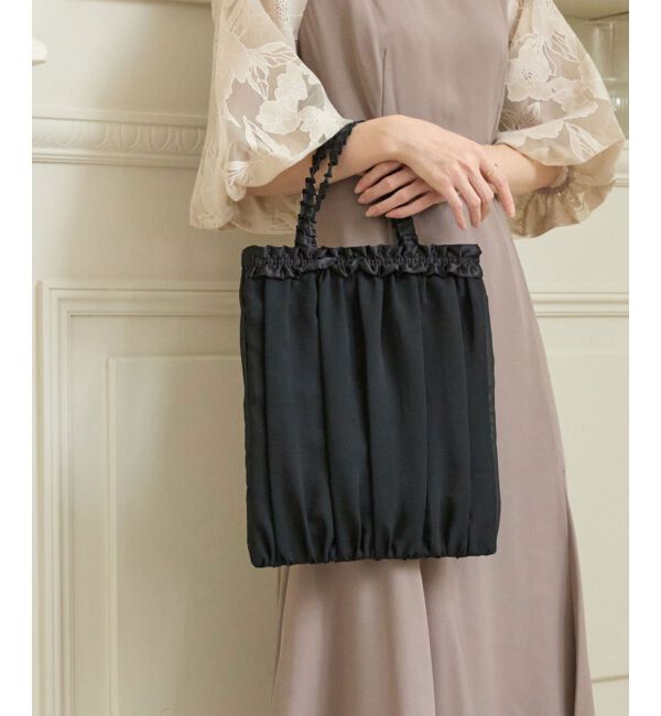 MAJESTICLEGON「ギャザーフリルトートバッグ」|トートバッグ|