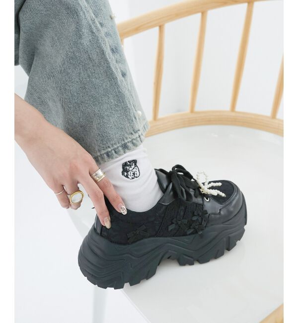 MAJESTICLEGON「2WAYデコリボンスニーカー」|スニーカー|