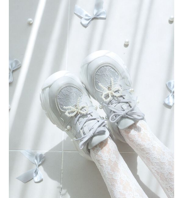 MAJESTICLEGON「2WAYデコリボンスニーカー」|スニーカー|