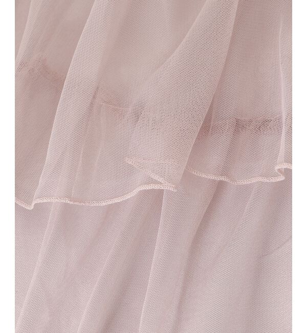 MAJESTICLEGON「チュールギャザーティアードスカート」|スカート|