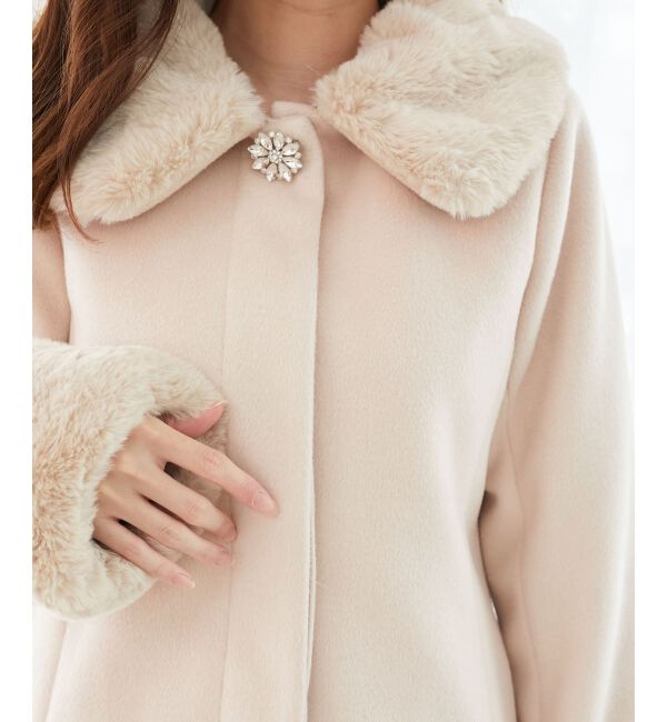  「7wayファー&times;ビジューコート」|その他|