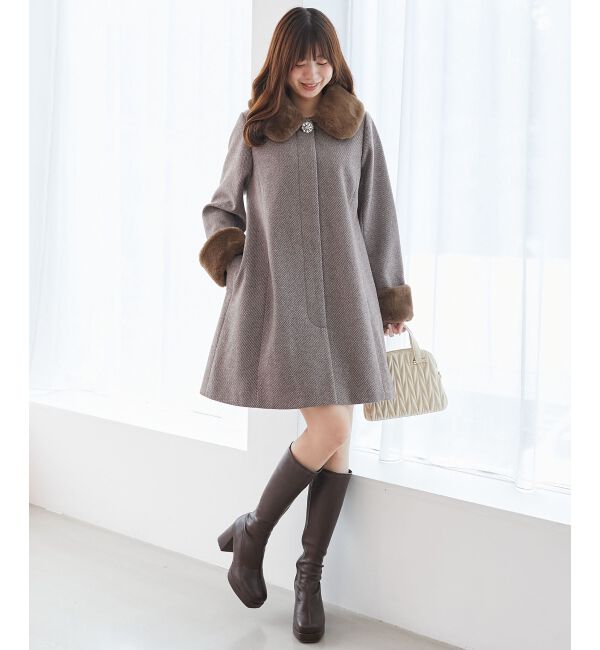  「7wayファー&times;ビジューコート」|その他|