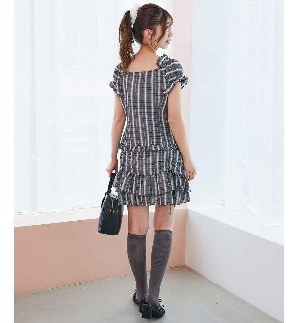  「ガーリーブラウス＆スカパンセット」|ワンピース|