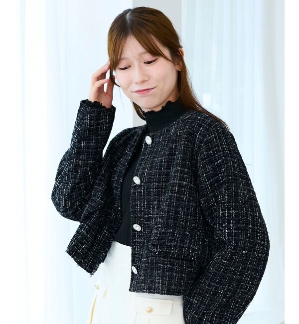  「ツイードフリンジジャケット」|その他|