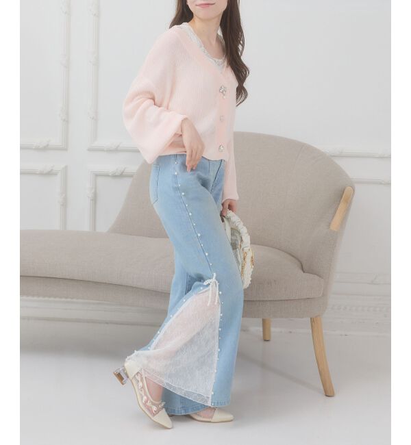  「チュールリボンパンプス」|パンプス|