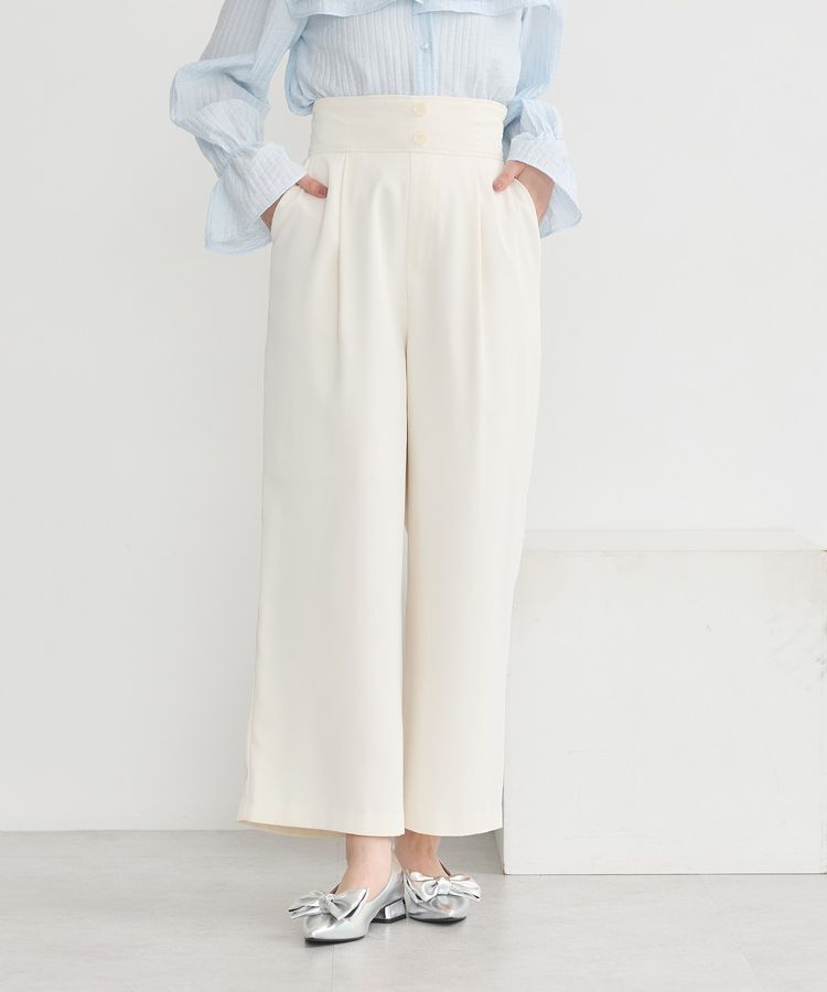 earth music&ecology「ハイウエストワイドパンツ」|その他|