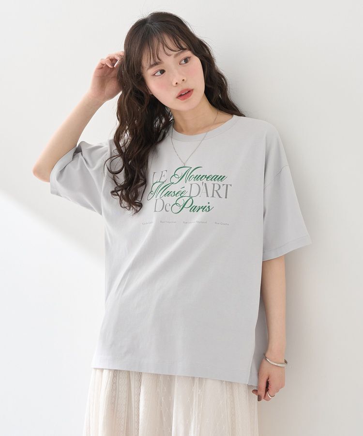 earth music&ecology「Le nouveauスリットT」|Tシャツ・カットソー|