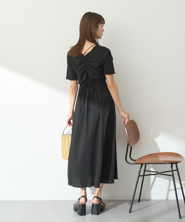 earth music&ecology「SET2点ギャザーカットカーデ＋キャミワンピース」|ワンピース|