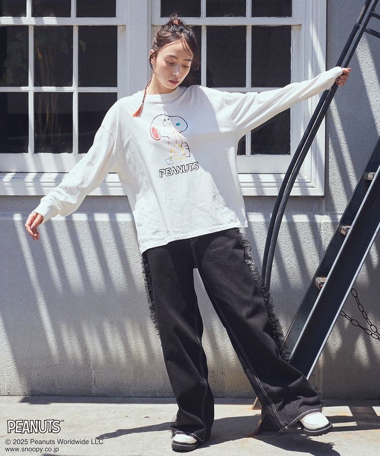 earth music&ecology「PEANUTS/earth マルチカラーアートロンT」|Tシャツ・カットソー|