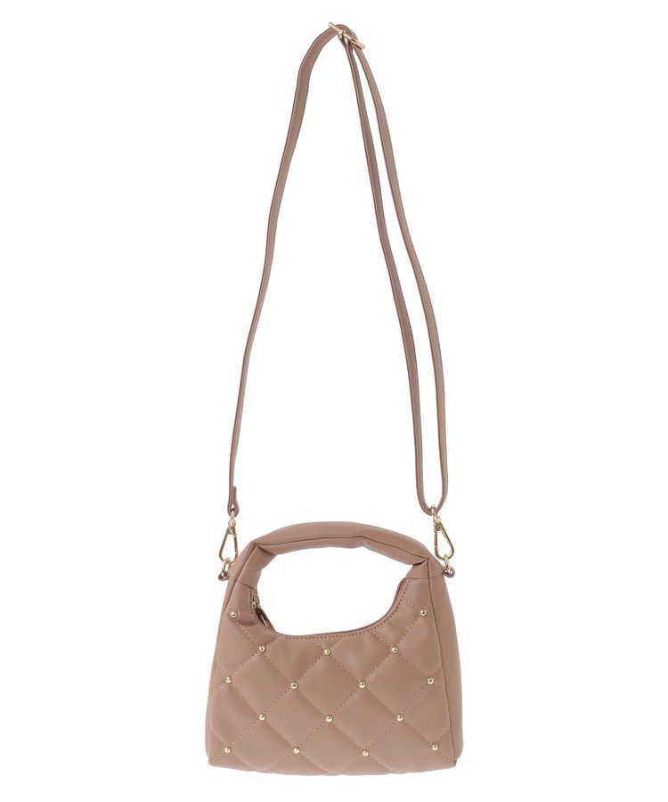 earth music&ecology「スタッズキルトバッグ」|ハンドバッグ|