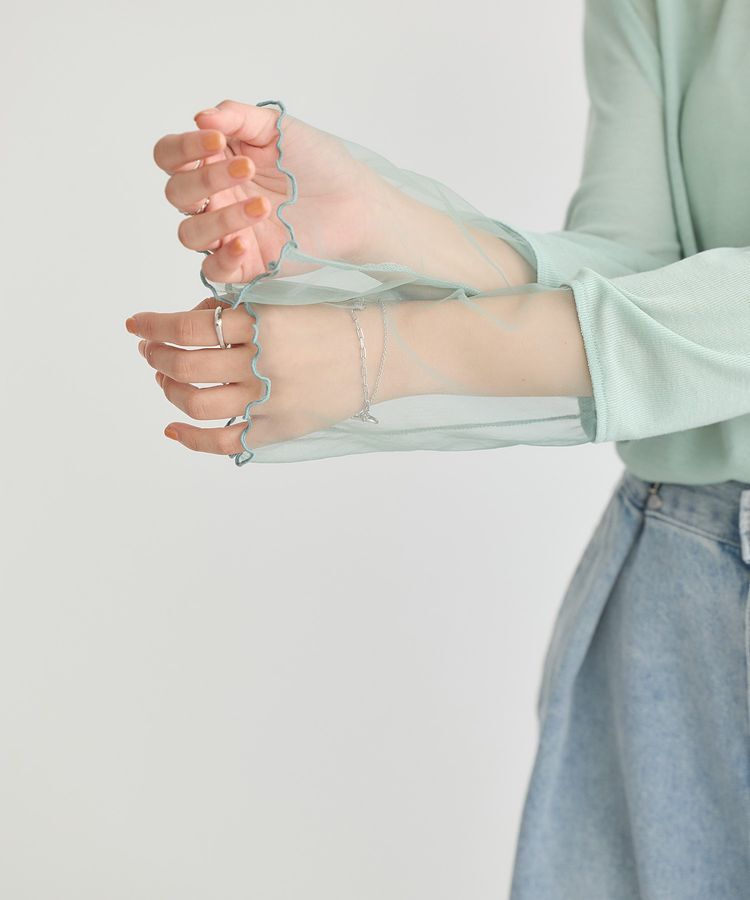 earth music&ecology「シアースリーブプルオーバー」|Tシャツ・カットソー|