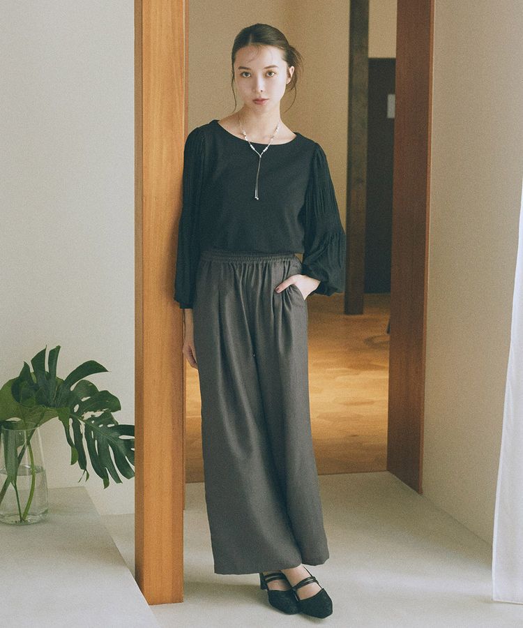 earth music&ecology「マジョリカプリーツプルオーバー」|Tシャツ・カットソー|