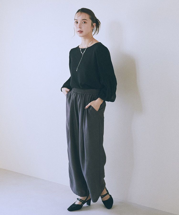 earth music&ecology「マジョリカプリーツプルオーバー」|Tシャツ・カットソー|