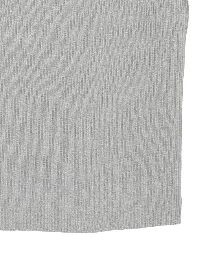 earth music&ecology「アシメネックリブニットプルオーバー」|ニット・セーター|