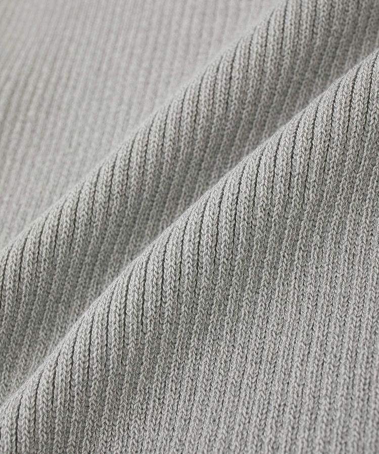 earth music&ecology「アシメネックリブニットプルオーバー」|ニット・セーター|