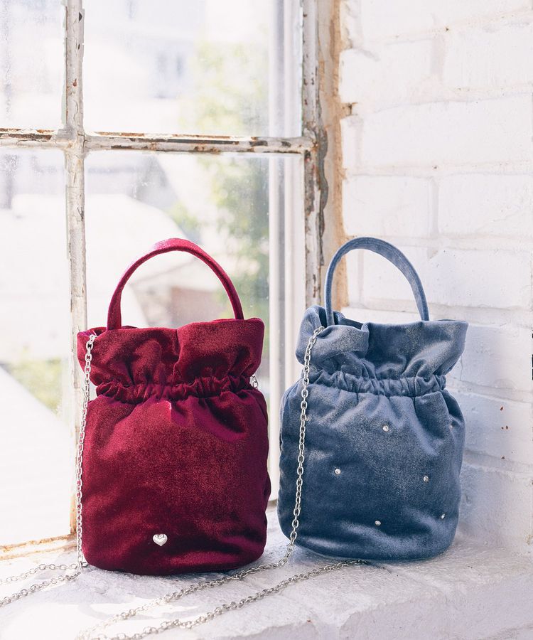 earth music&ecology「ベロアハンドルバッグ」|ショルダー・メッセンジャー|