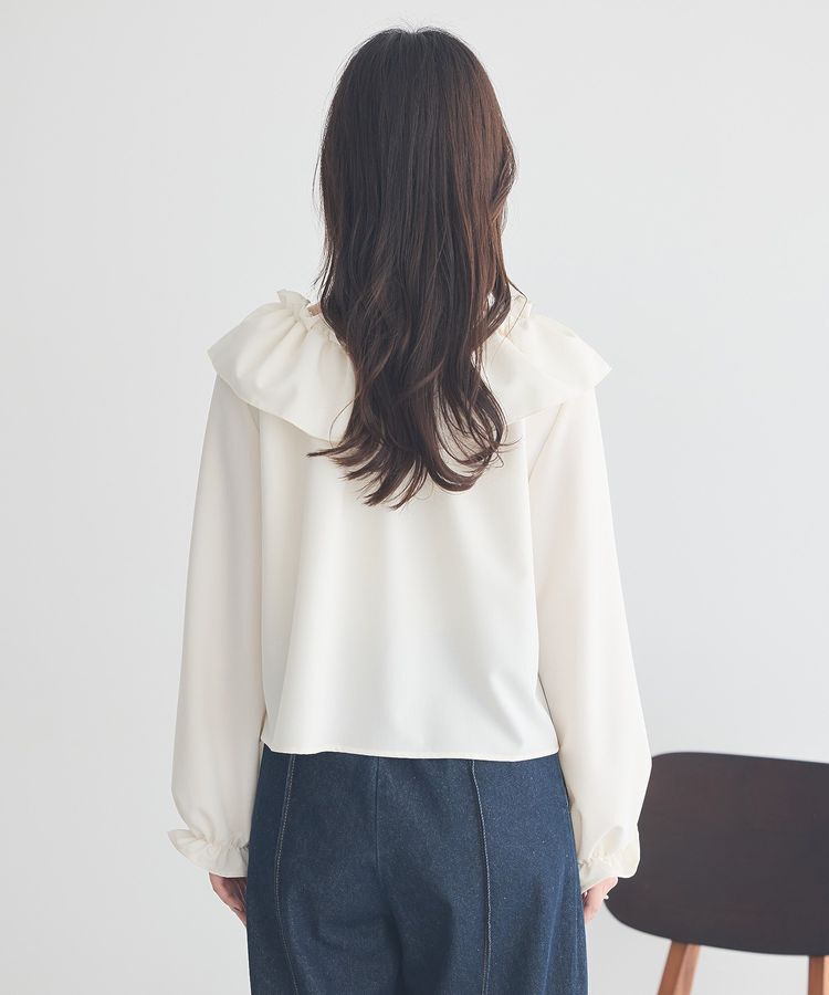 earth music&ecology「フリルオフショルブラウス」|シャツ・ブラウス|