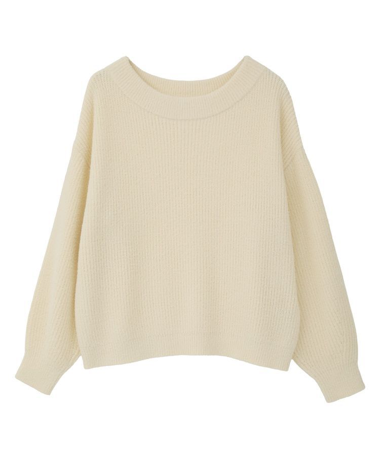 earth music&ecology「パウダーシャギー畦プルオーバー」|ニット・セーター|