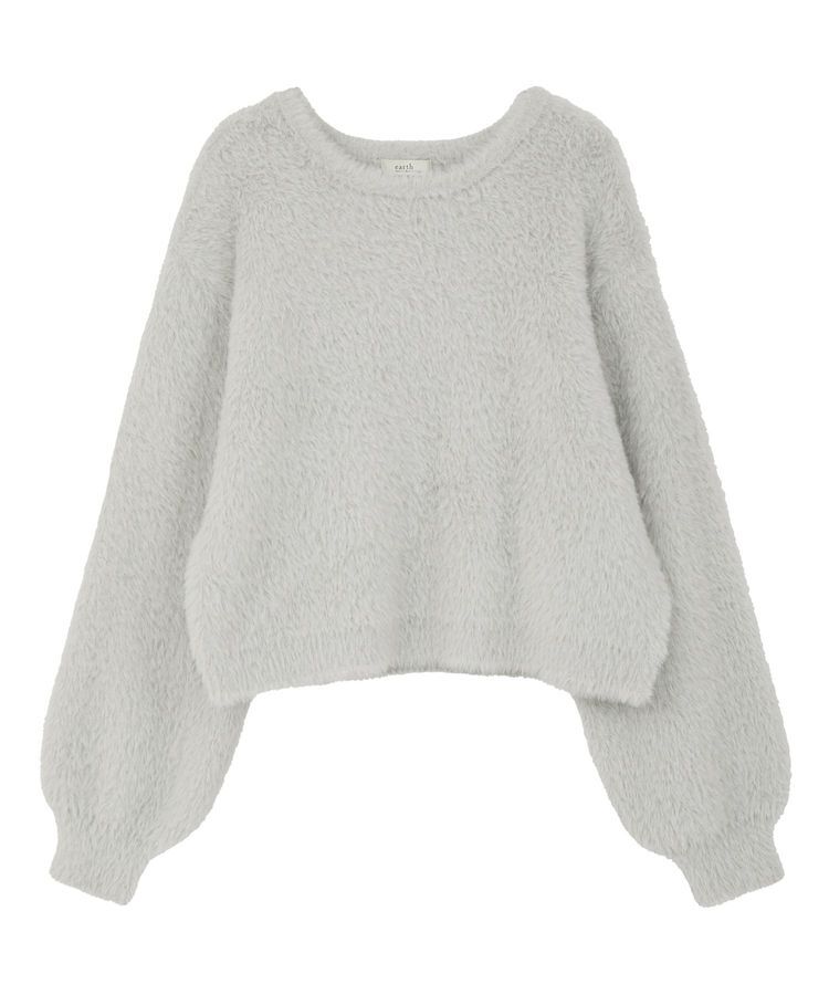 earth music&ecology「Wフェイスシャギープルオーバー」|ニット・セーター|
