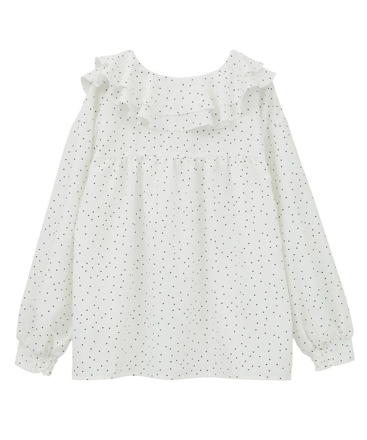 earth music&ecology「ラッフルカラーブラウス」|シャツ・ブラウス|