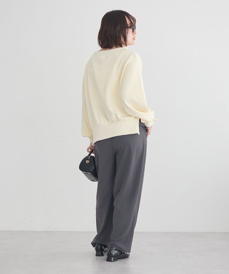 earth music&ecology「裾スリット裏毛プルオーバー」|スウェット・ジャージ|