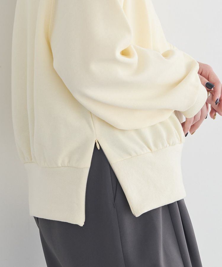 earth music&ecology「裾スリット裏毛プルオーバー」|スウェット・ジャージ|