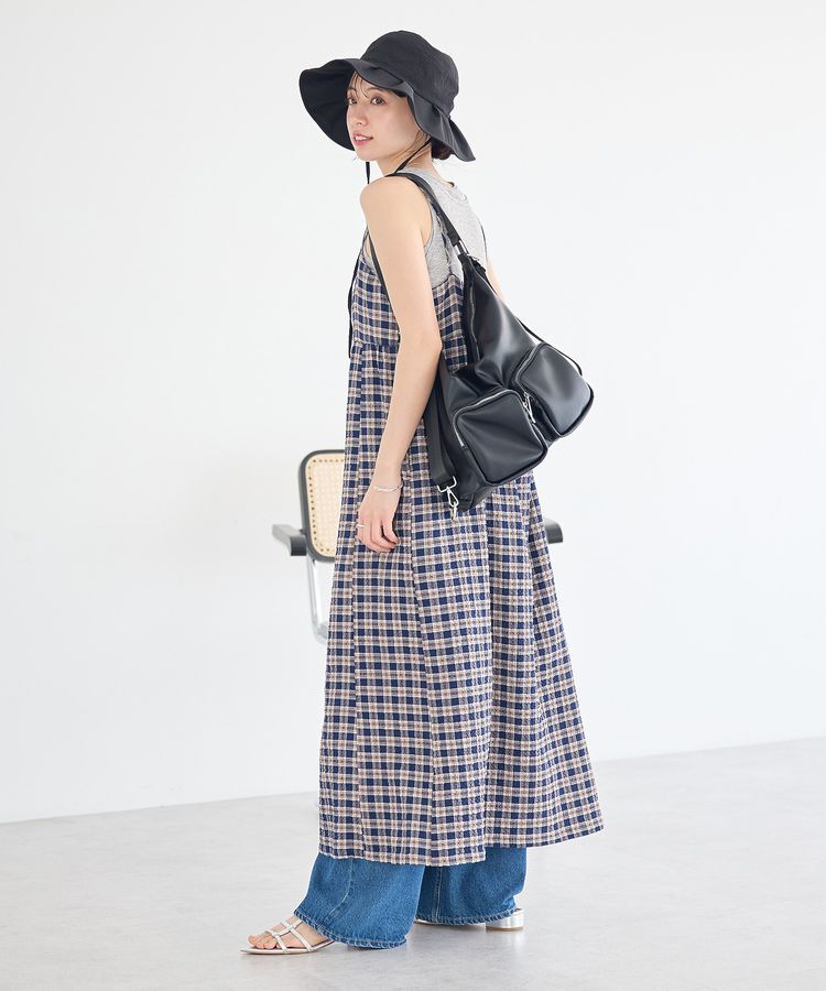 earth music&ecology「Wポケット３WAYショルダーバッグ」|ショルダー・メッセンジャー|