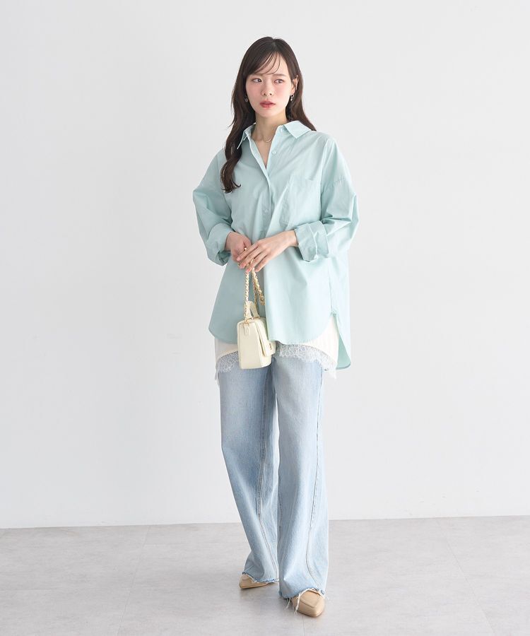 earth music&ecology「ランジェリーライクレースキャミ」|キャミソール|