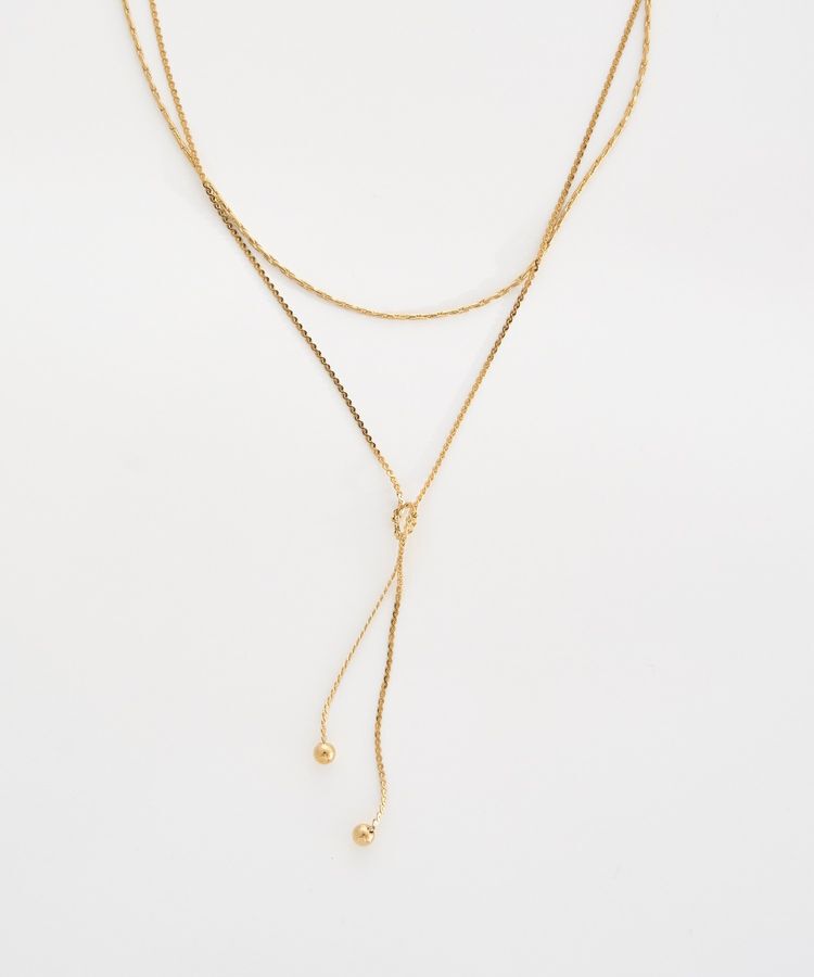 earth music&ecology「【ステンレス】Y字ネックレス」|ネックレス|