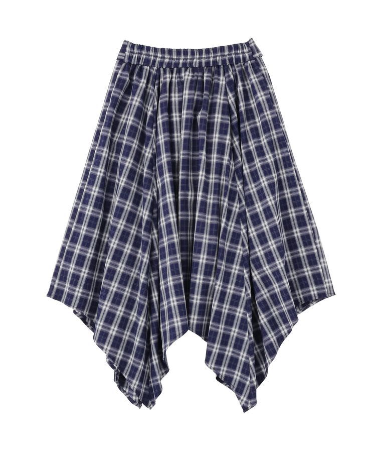 earth music&ecology「イレヘムチェックシャツライクスカート」|フレア|