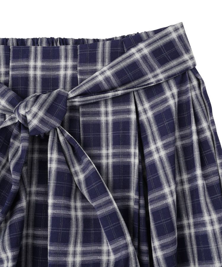 earth music&ecology「イレヘムチェックシャツライクスカート」|フレア|